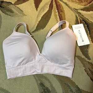 Athleta pink embrace bra D-DD size small NWT